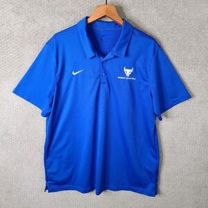 Buffalo Bulls Shirt Adult XL Blue Nike Polo NCAA Womens Basketball Short Sleeve